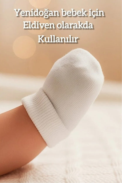 Yumabebek 5 Çift  Çok Renkli Unisex Bebek Çorabı