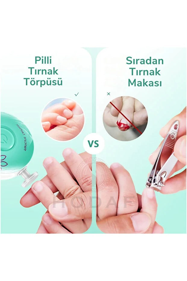 Yumabebek Dönerli Pilli Tırnak Kesme Törpüleme Makinası